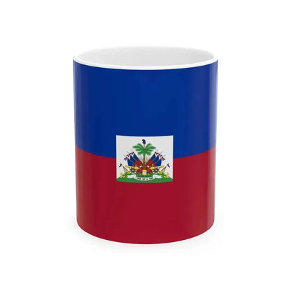 Flag of Haiti alternative version (Haiti) White Coffee Mug 11oz - Go Mug Yourself