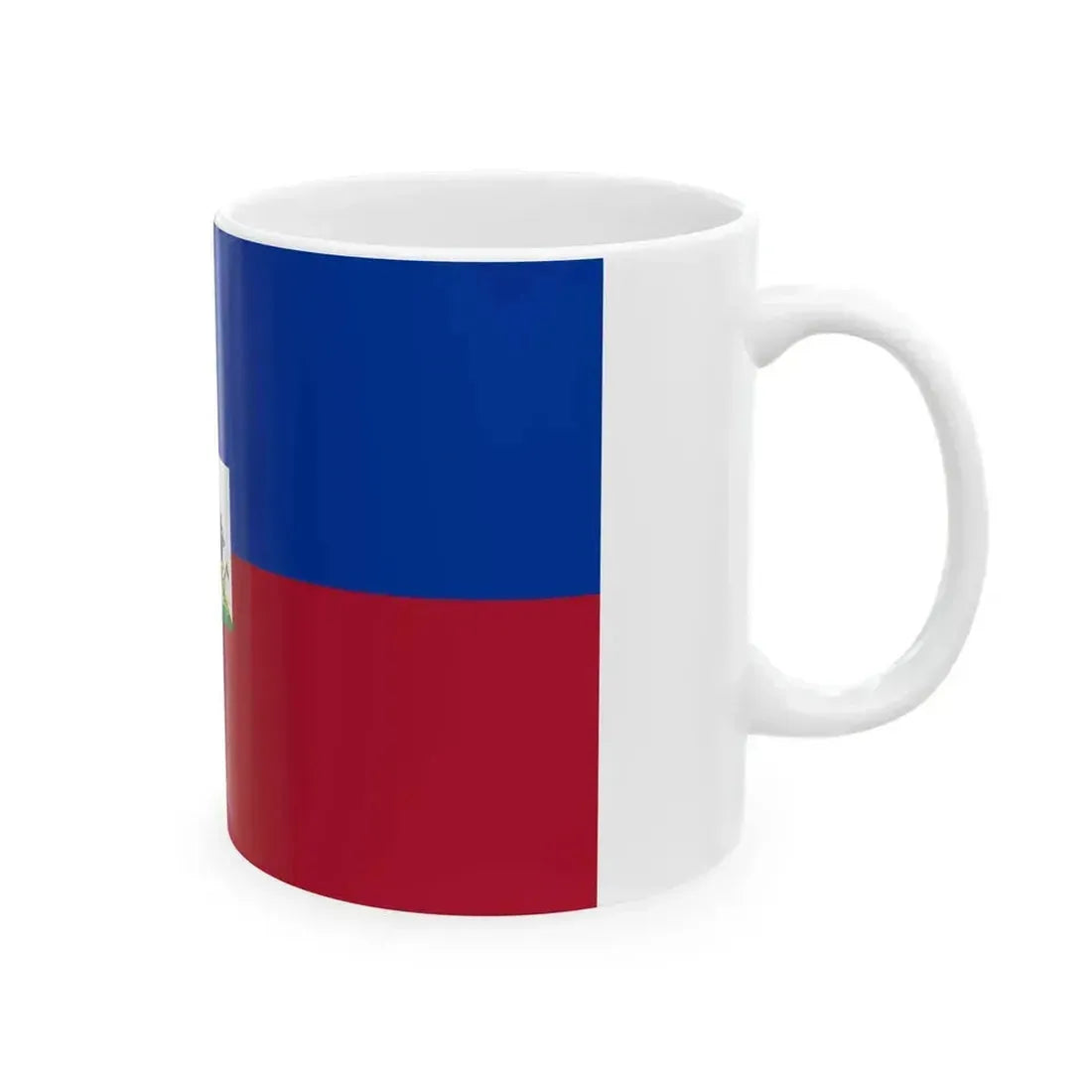 Flag of Haiti alternative version (Haiti) White Coffee Mug - Go Mug Yourself
