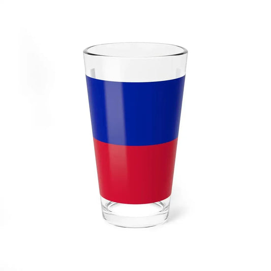 Flag of Haiti civil 3-2 (Haiti) Pint Glass 16oz 16oz - Go Mug Yourself
