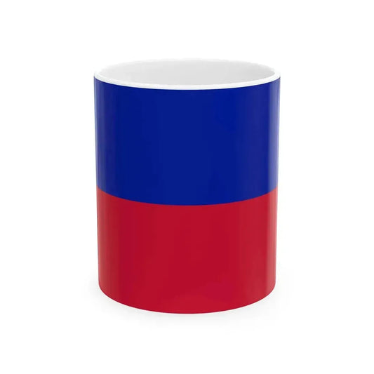 Flag of Haiti civil 3-2 (Haiti) White Coffee Mug 11oz - Go Mug Yourself