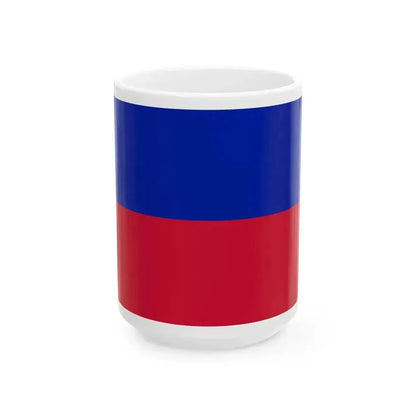 Flag of Haiti civil (Haiti) White Coffee Mug 15oz - Go Mug Yourself