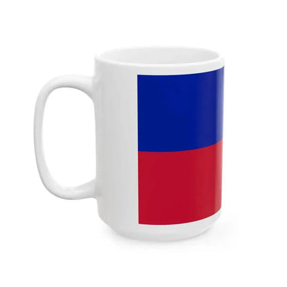 Flag of Haiti civil (Haiti) White Coffee Mug - Go Mug Yourself