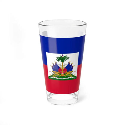 Flag of Haiti (Haiti) Pint Glass 16oz 16oz - Go Mug Yourself