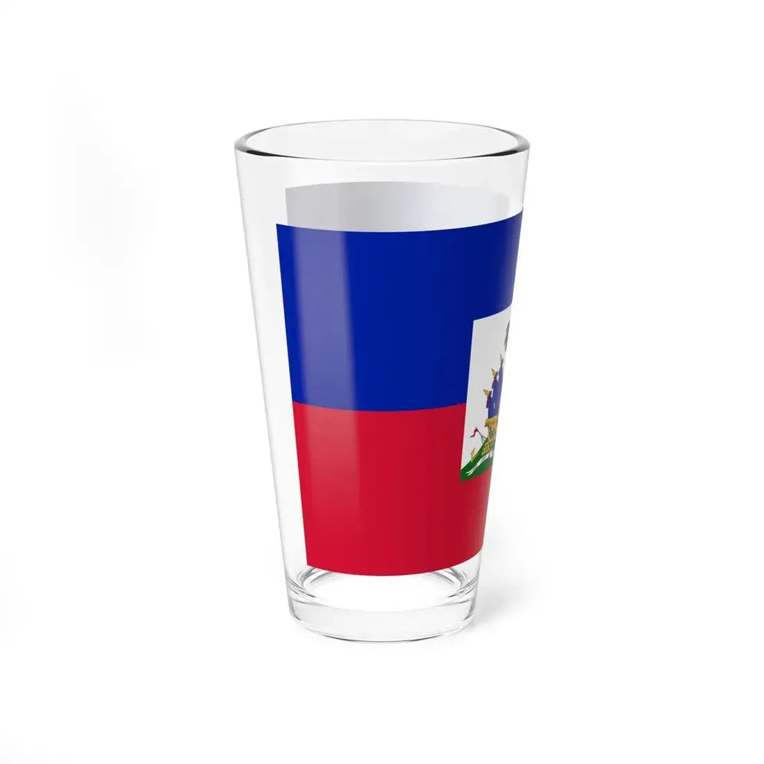 Flag of Haiti (Haiti) Pint Glass 16oz - Go Mug Yourself