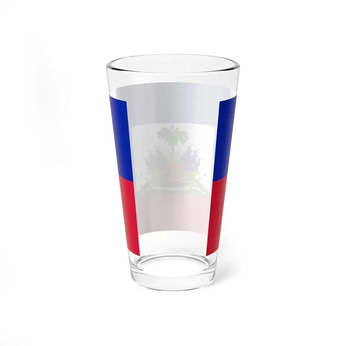 Flag of Haiti (Haiti) Pint Glass 16oz - Go Mug Yourself