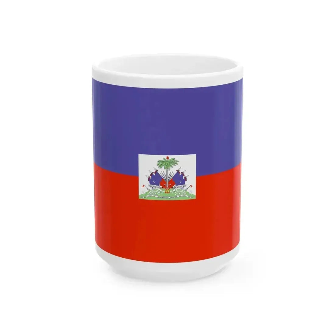 Flag of Haiti WFB 2000 (Haiti) White Coffee Mug 15oz - Go Mug Yourself