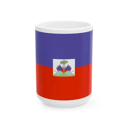 Flag of Haiti WFB 2000 (Haiti) White Coffee Mug 15oz - Go Mug Yourself