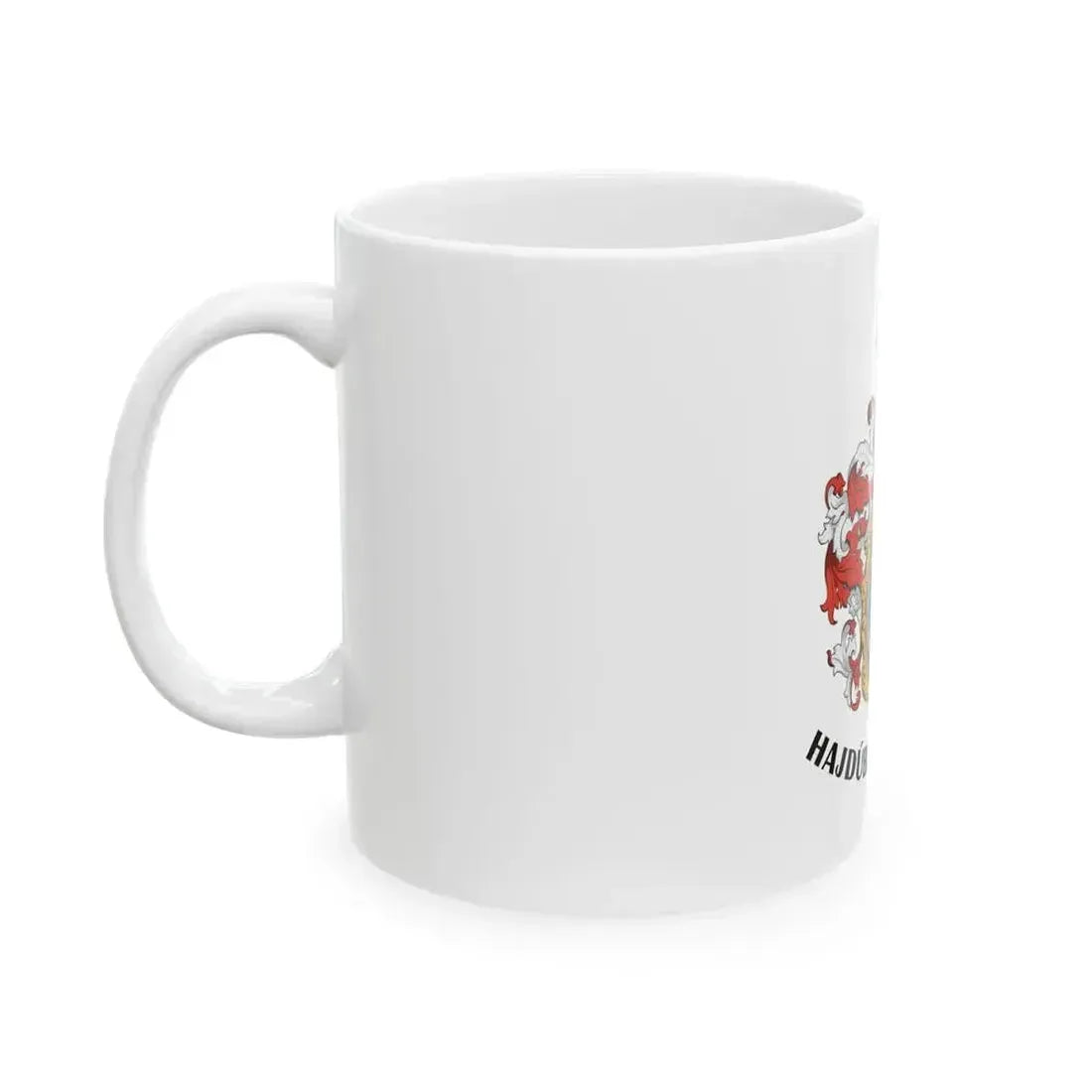 Flag of Hajduboszormeny (Hungary) White Coffee Mug - Go Mug Yourself