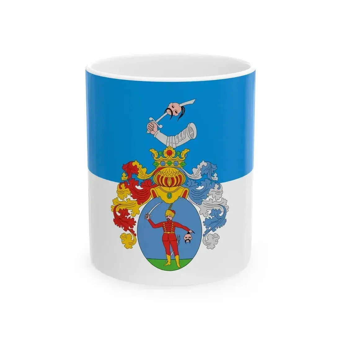 Flag of Hajdunanas (Hungary) White Coffee Mug 11oz - Go Mug Yourself