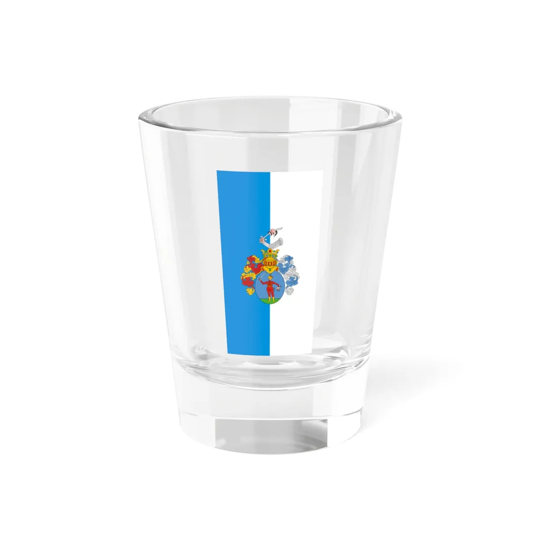 Flag of Hajdunanas vertical (Hungary) Shot Glass 1.5oz 1.5oz - Go Mug Yourself