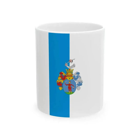 Flag of Hajdunanas vertical (Hungary) White Coffee Mug 11oz - Go Mug Yourself