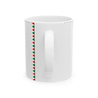 Flag of Hajdusamson (Hungary) White Coffee Mug - Go Mug Yourself