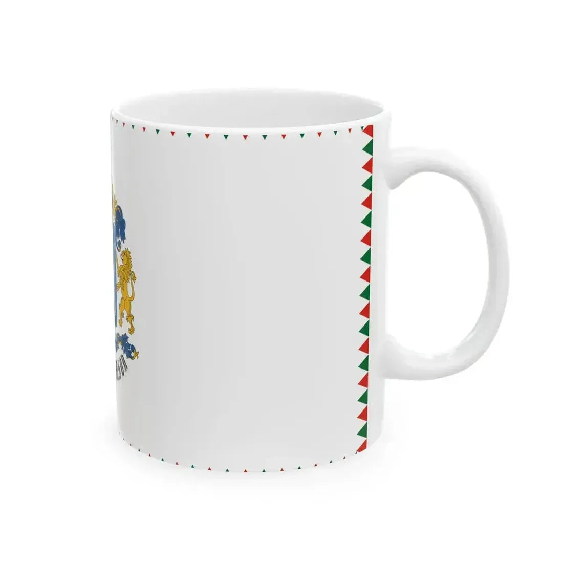 Flag of Hajdusamson (Hungary) White Coffee Mug - Go Mug Yourself