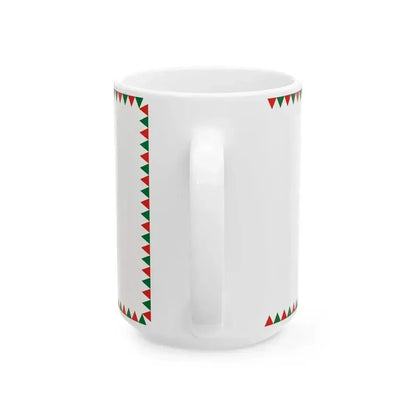 Flag of Hajdusamson (Hungary) White Coffee Mug - Go Mug Yourself