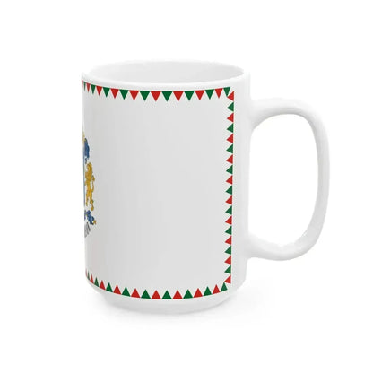 Flag of Hajdusamson (Hungary) White Coffee Mug - Go Mug Yourself