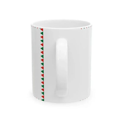 Flag of Hajdusamson variant (Hungary) White Coffee Mug - Go Mug Yourself