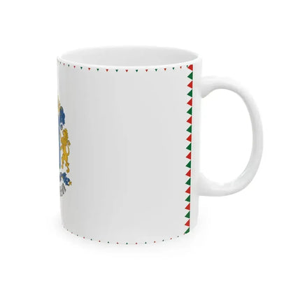 Flag of Hajdusamson variant (Hungary) White Coffee Mug - Go Mug Yourself