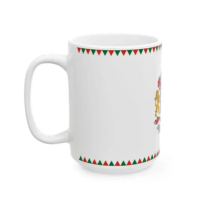 Flag of Hajdusamson variant (Hungary) White Coffee Mug - Go Mug Yourself