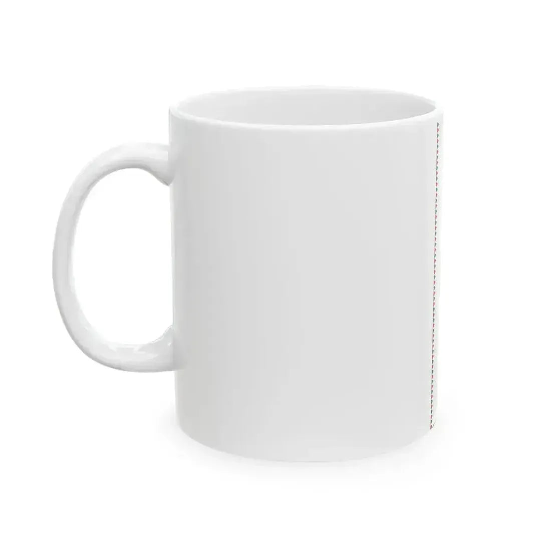 Flag of Hajdusamson vertical (Hungary) White Coffee Mug - Go Mug Yourself