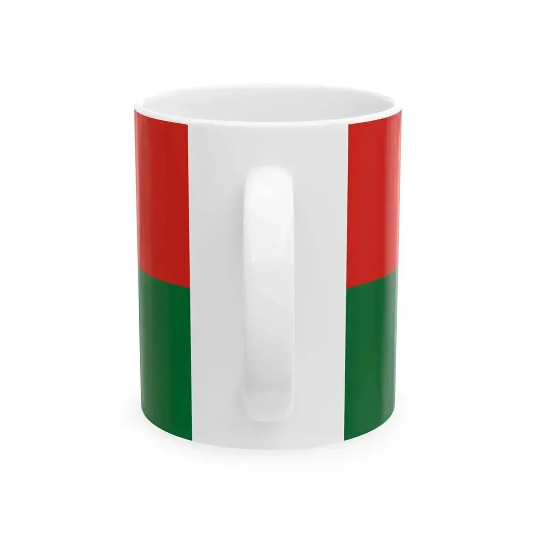 Flag of Hajmasker (Hungary) White Coffee Mug - Go Mug Yourself