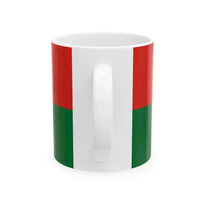 Flag of Hajmasker (Hungary) White Coffee Mug - Go Mug Yourself