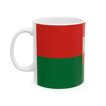 Flag of Hajmasker (Hungary) White Coffee Mug - Go Mug Yourself