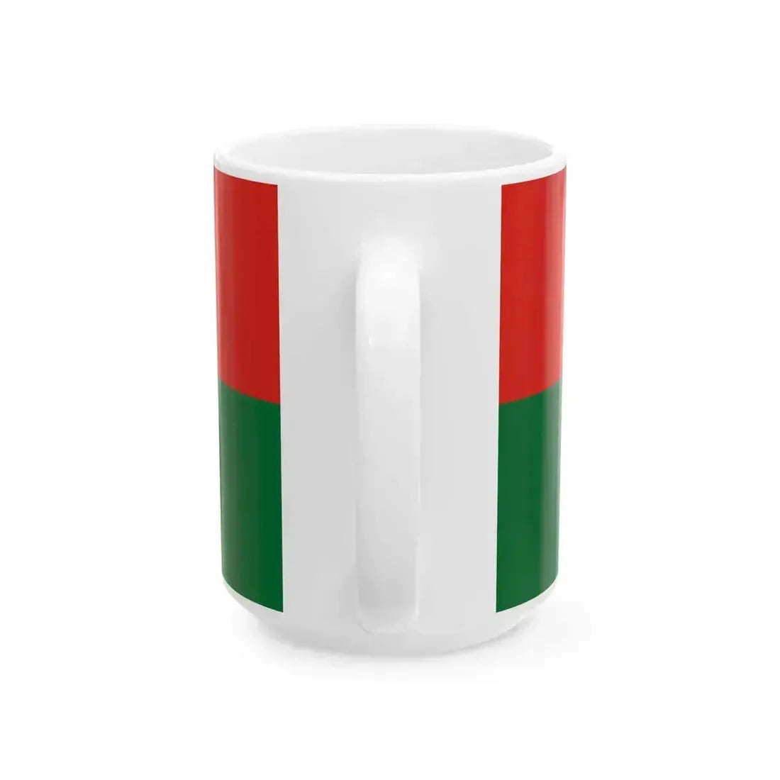 Flag of Hajmasker (Hungary) White Coffee Mug - Go Mug Yourself