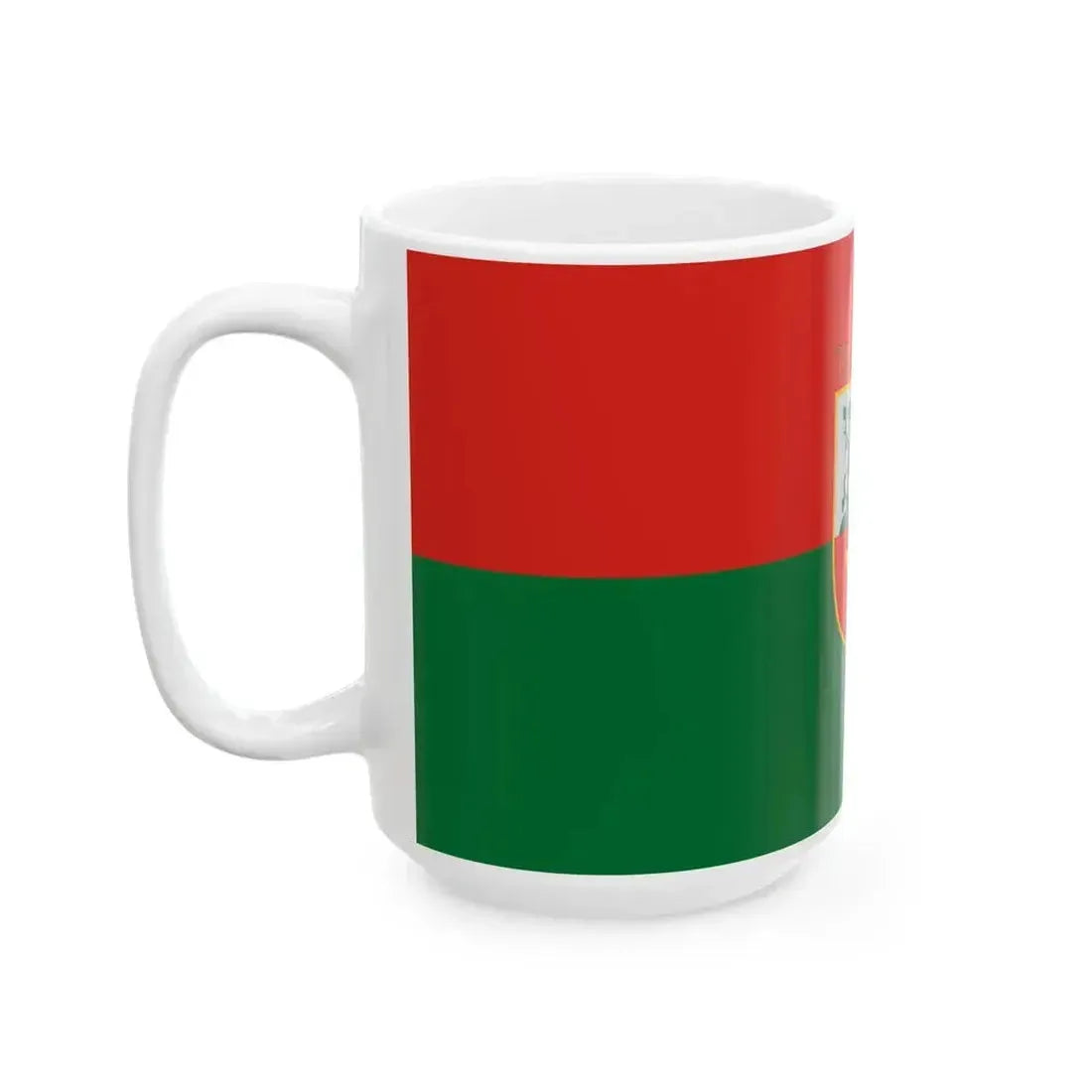 Flag of Hajmasker (Hungary) White Coffee Mug - Go Mug Yourself