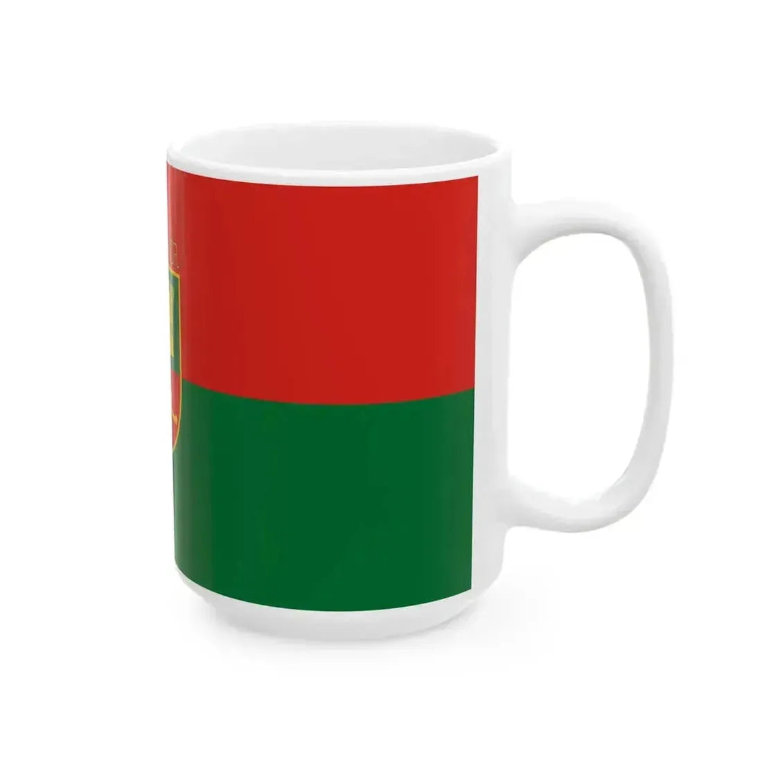 Flag of Hajmasker (Hungary) White Coffee Mug - Go Mug Yourself