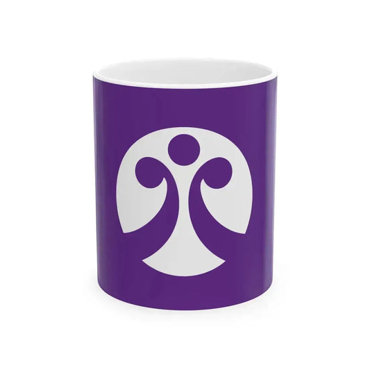 Flag of Hakata Fukuoka (Japan) White Coffee Mug 11oz - Go Mug Yourself