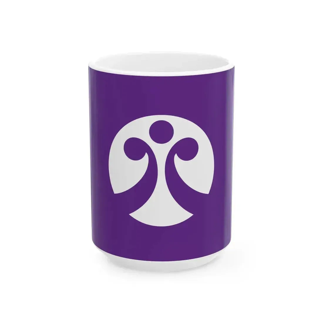 Flag of Hakata Fukuoka (Japan) White Coffee Mug 15oz - Go Mug Yourself