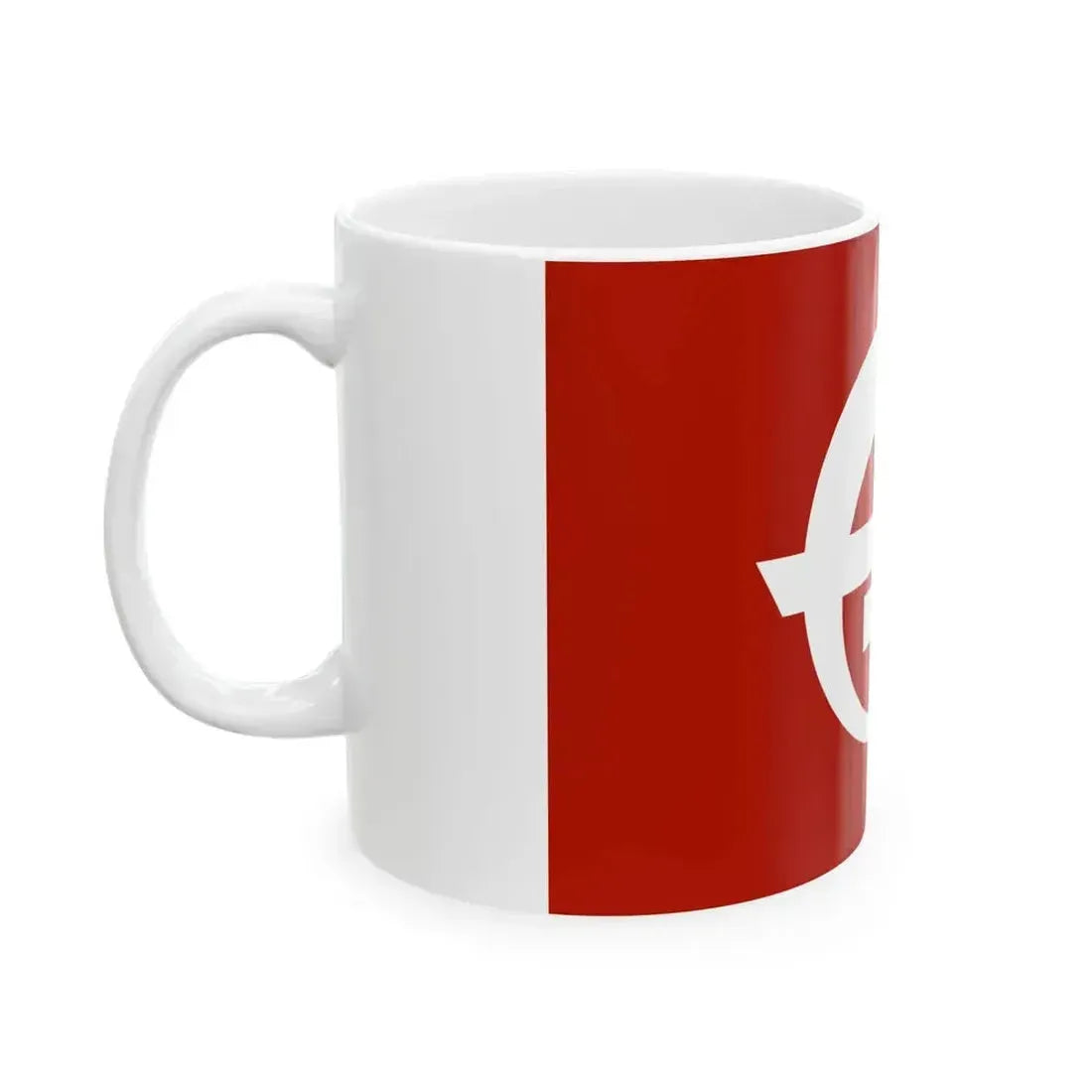Flag of Haki Fukuoka (Japan) White Coffee Mug - Go Mug Yourself