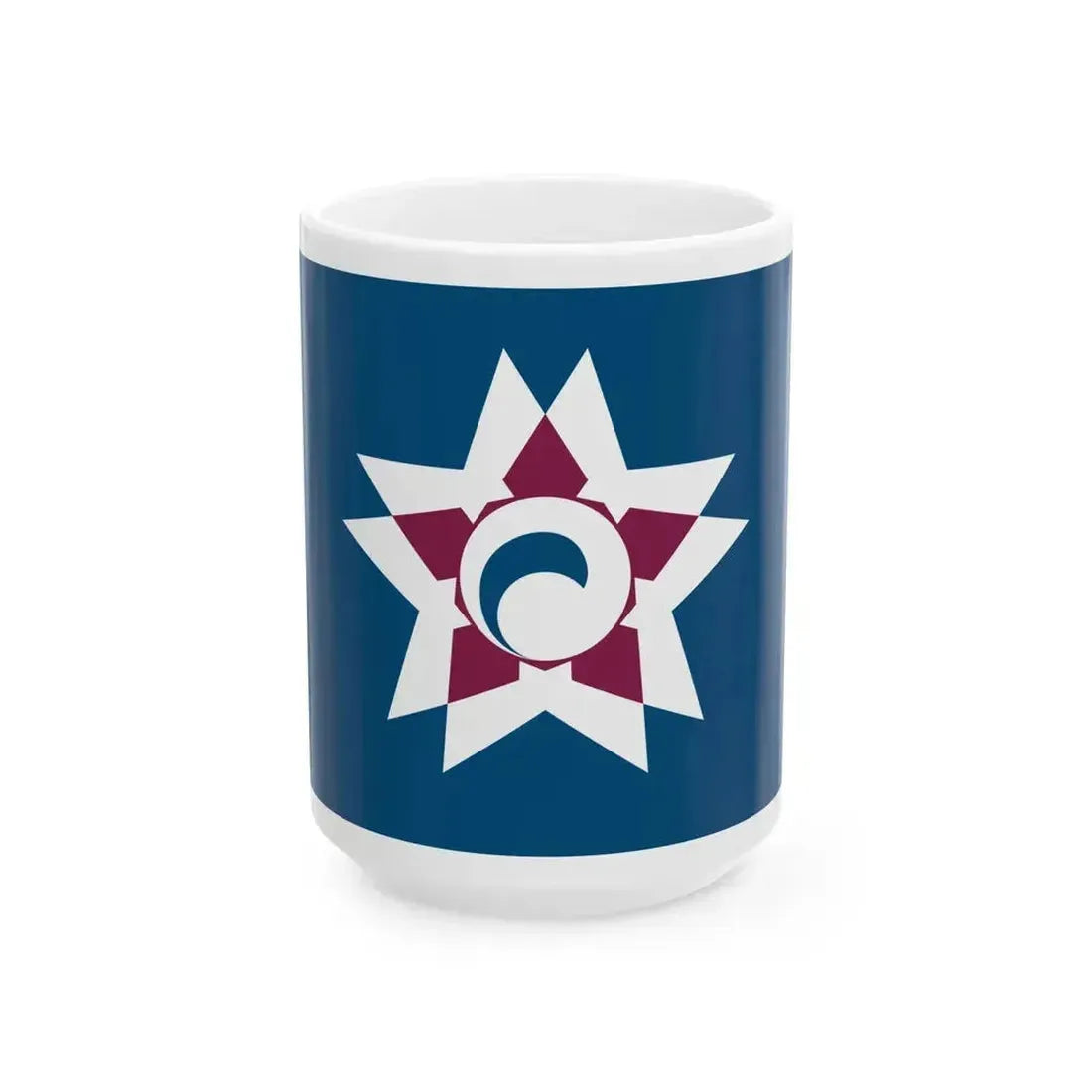 Flag of Hakodate Hokkaido (Japan) White Coffee Mug 15oz - Go Mug Yourself
