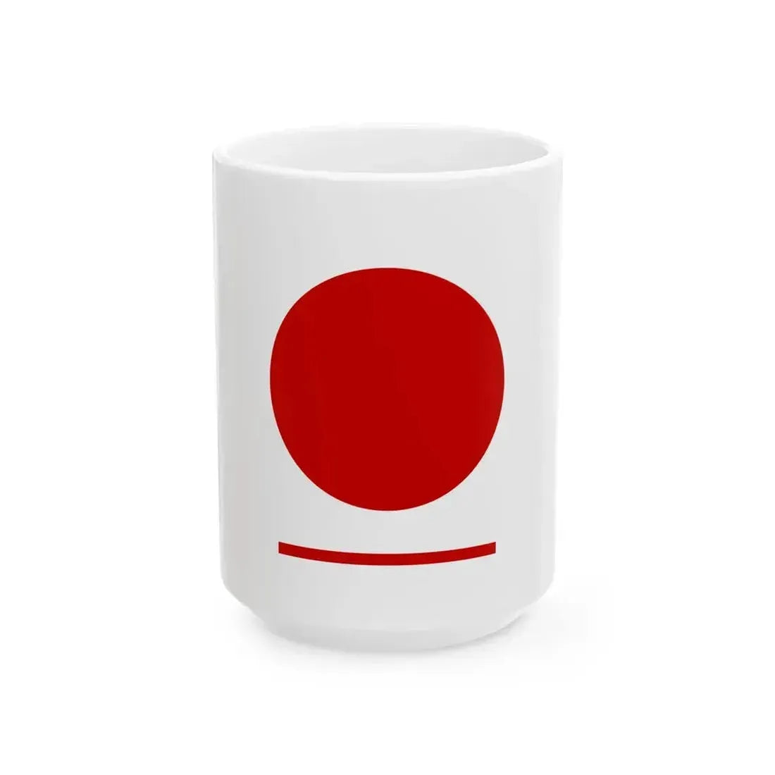 Flag of Hakuai Sha (Japan) White Coffee Mug 15oz - Go Mug Yourself