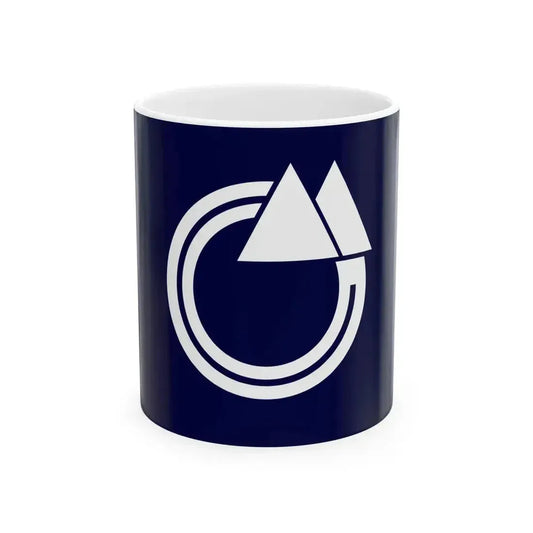 Flag of Hakuba Nagano (Japan) White Coffee Mug 11oz - Go Mug Yourself