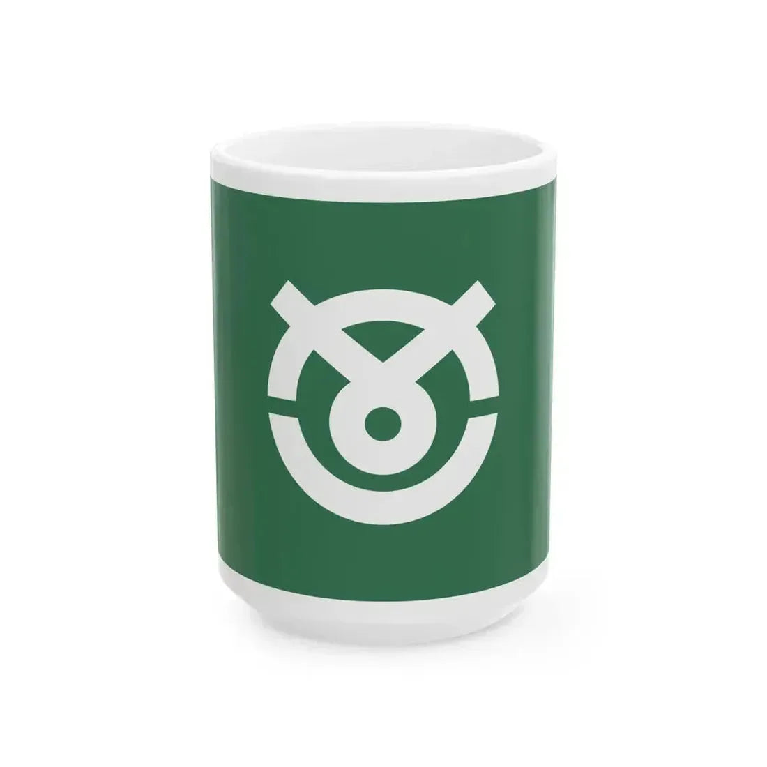 Flag of Hakui Ishikawa (Japan) White Coffee Mug 15oz - Go Mug Yourself