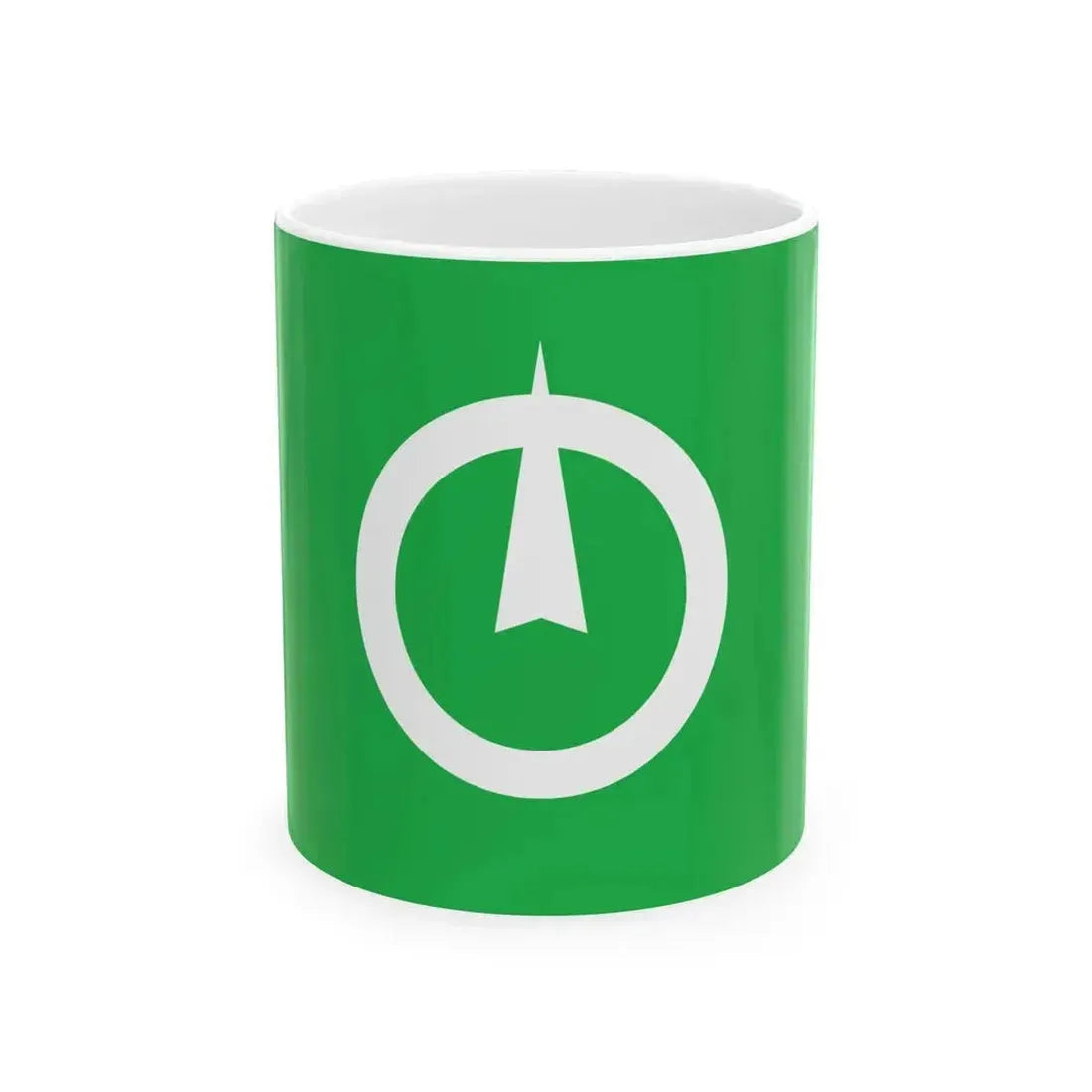 Flag of Hakusan Mie (Japan) White Coffee Mug 11oz - Go Mug Yourself