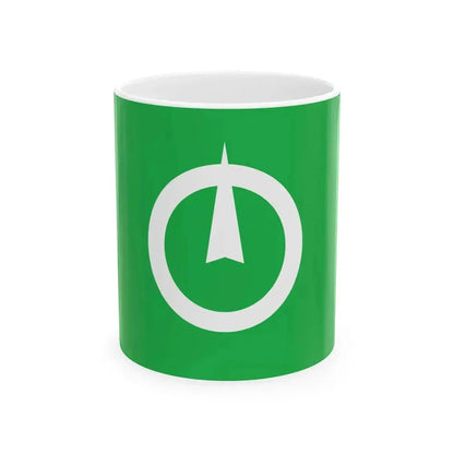 Flag of Hakusan Mie (Japan) White Coffee Mug 11oz - Go Mug Yourself