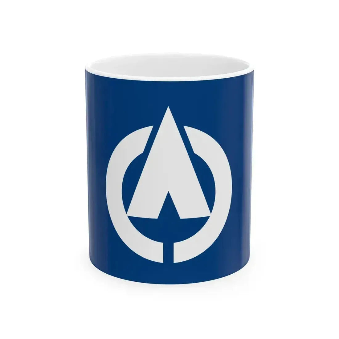 Flag of Hakusui Kumamoto 1972-2005 (Japan) White Coffee Mug 11oz - Go Mug Yourself