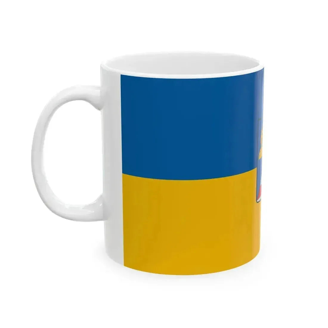 Flag of Halasztelek (Hungary) White Coffee Mug - Go Mug Yourself