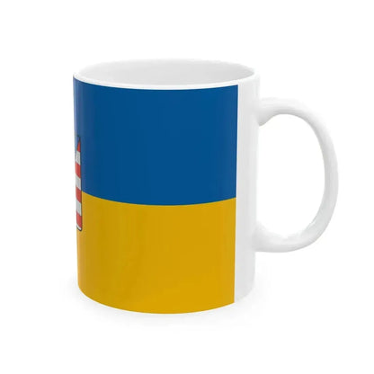 Flag of Halasztelek (Hungary) White Coffee Mug - Go Mug Yourself