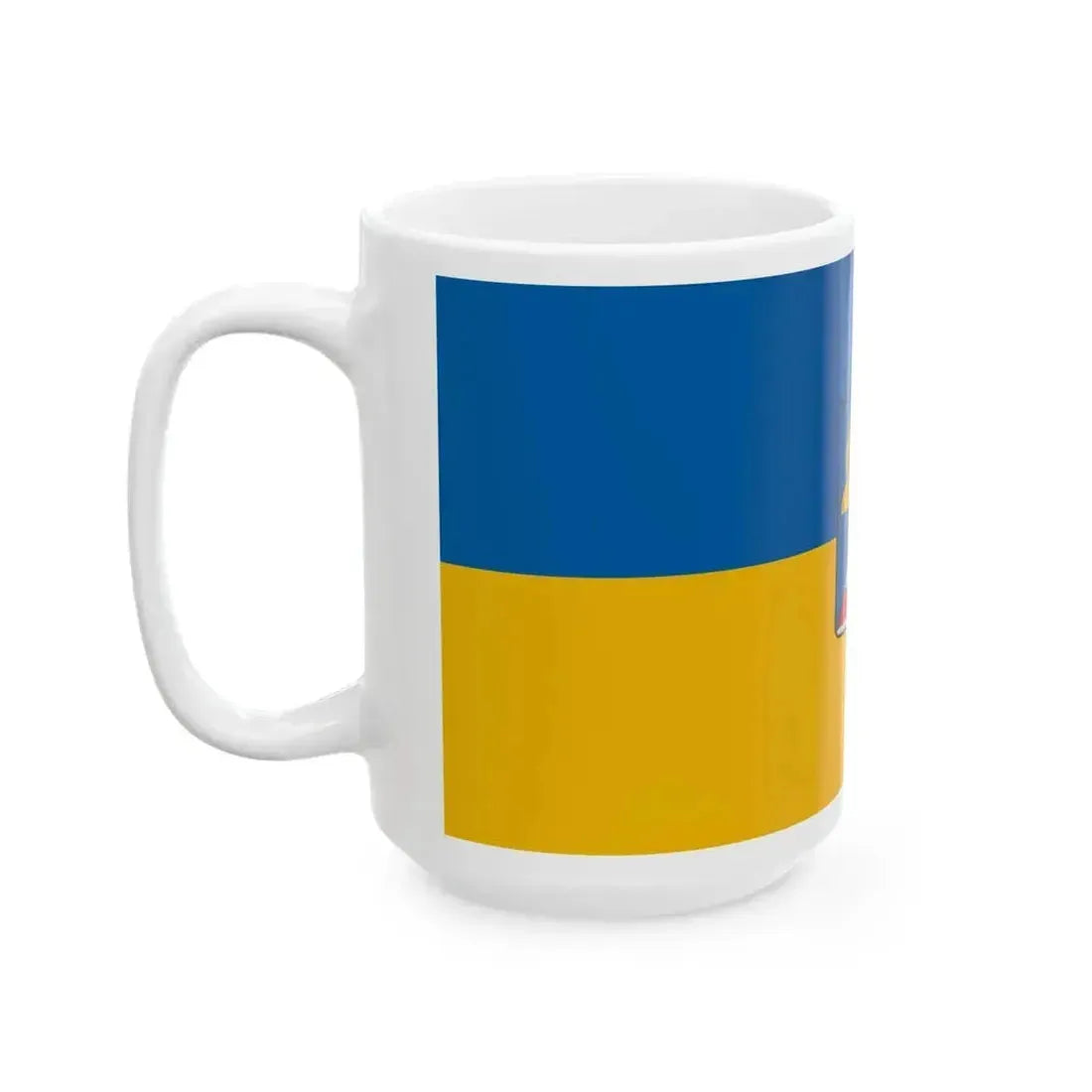 Flag of Halasztelek (Hungary) White Coffee Mug - Go Mug Yourself