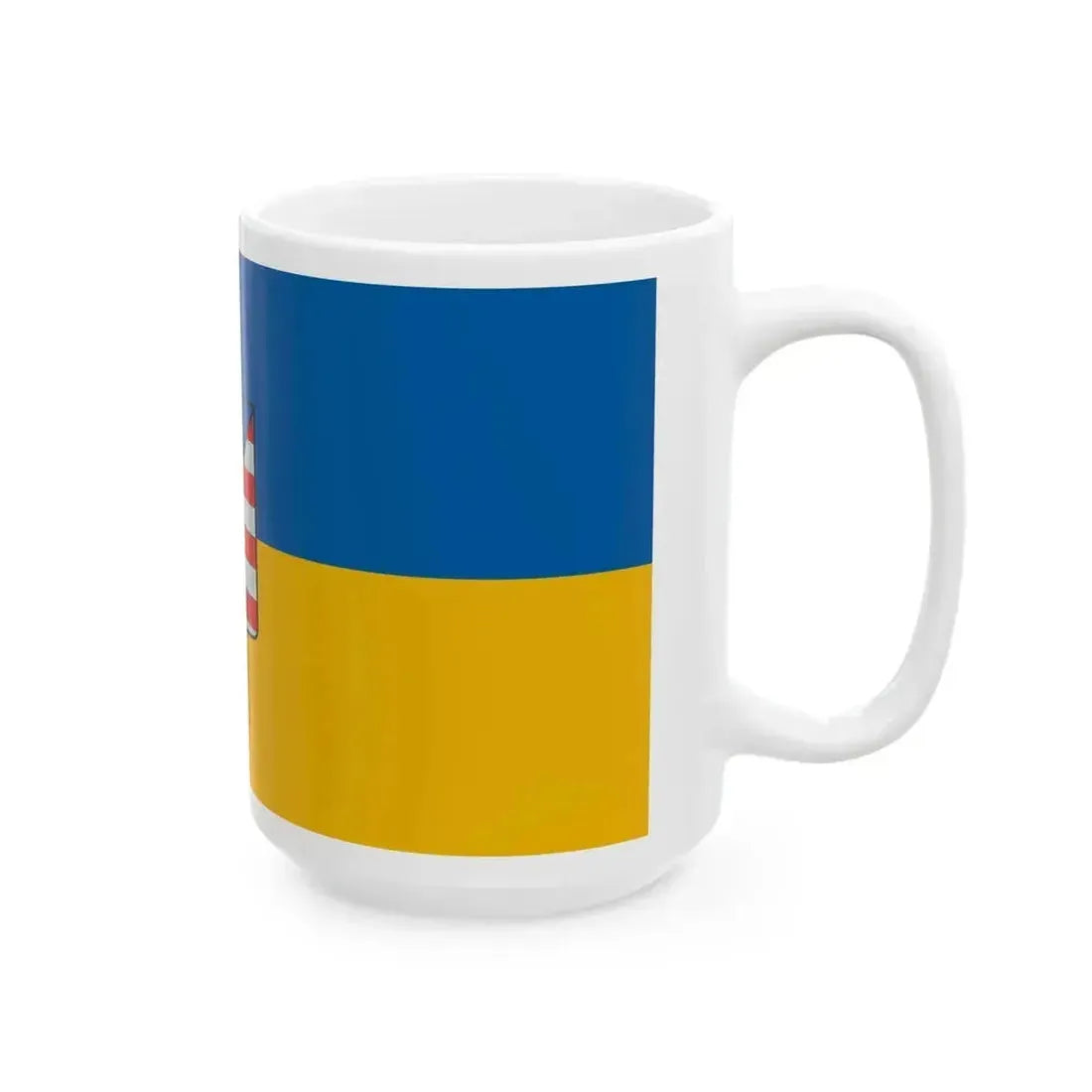 Flag of Halasztelek (Hungary) White Coffee Mug - Go Mug Yourself