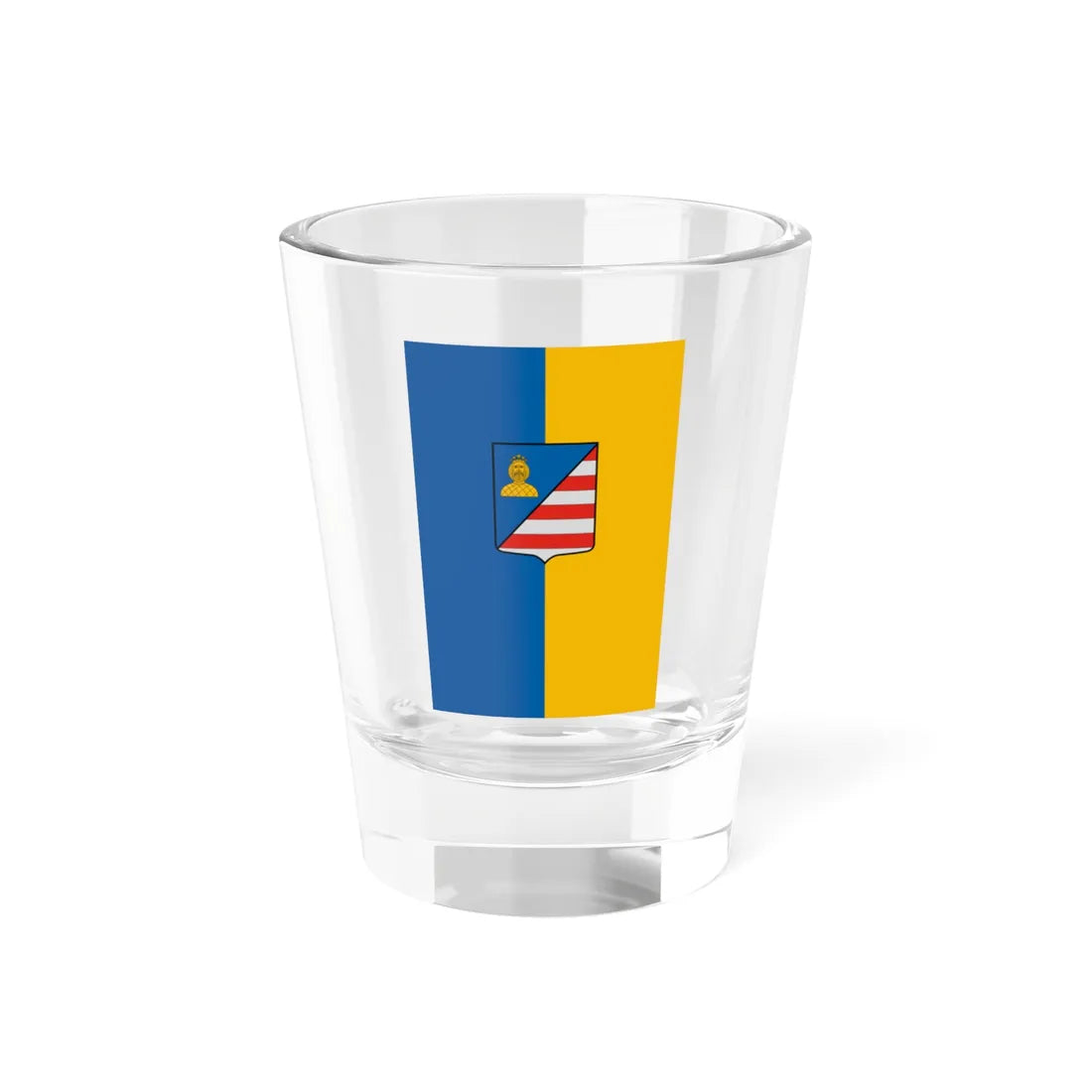 Flag of Halasztelek vertical (Hungary) Shot Glass 1.5oz 1.5oz - Go Mug Yourself