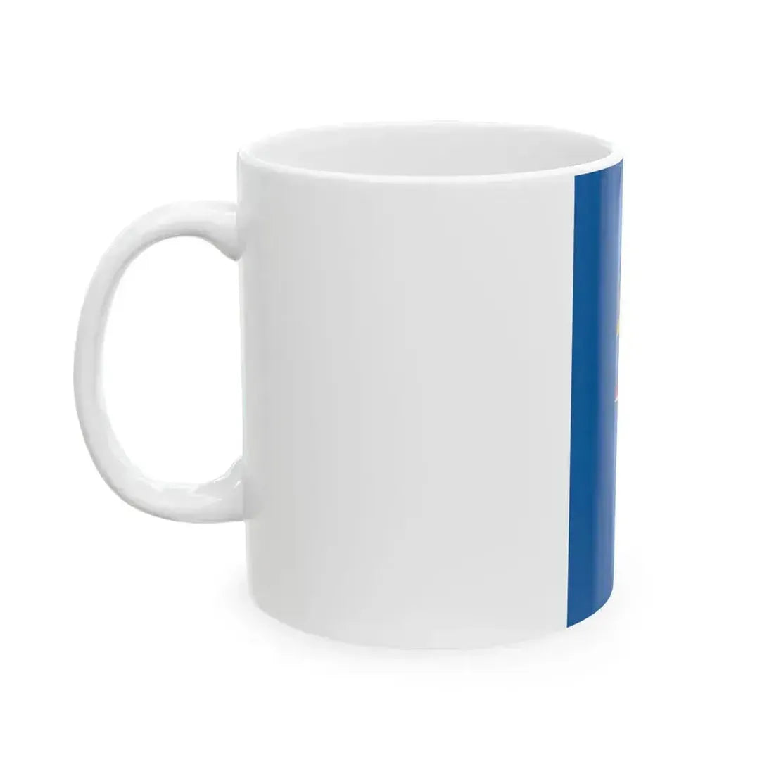 Flag of Halasztelek vertical (Hungary) White Coffee Mug - Go Mug Yourself