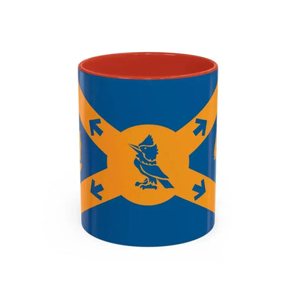 Flag of Halifax Canada - Accent Coffee Mug 11oz Red - Go Mug Yourself
