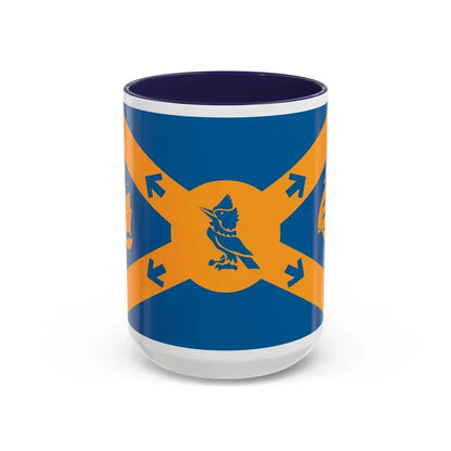 Flag of Halifax Canada - Accent Coffee Mug 15oz Navy - Go Mug Yourself