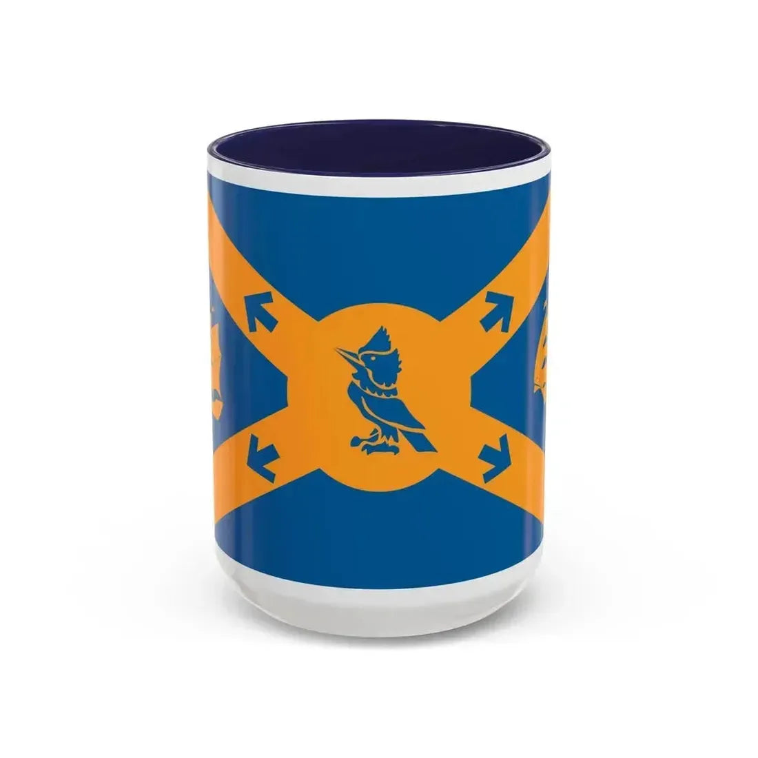 Flag of Halifax Canada - Accent Coffee Mug 15oz Navy - Go Mug Yourself