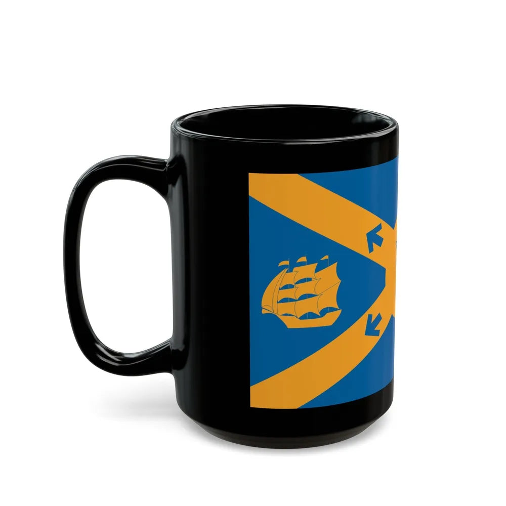 Flag of Halifax Canada - Black Coffee Mug-Go Mug Yourself