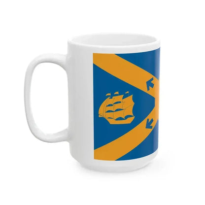 Flag of Halifax Canada - White Coffee Mug - Go Mug Yourself